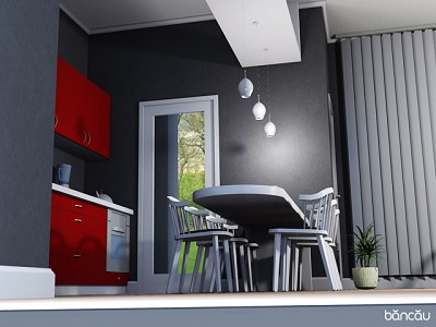 Bucatarie + Loc de luat masa