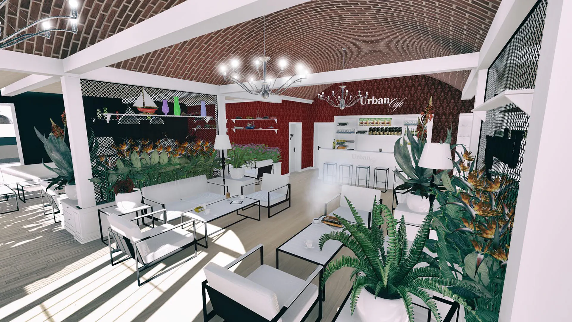 Design Interior Spatii Comerciale / Cafenele